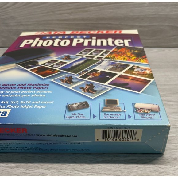Perfect Photo Printer Data Becker Vintage Windows 95 CD Software - Picture 5 of 6